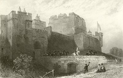 カーライル城、カンバーランド 作： Thomas Allom