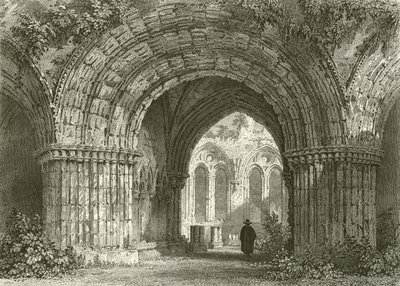 チャプターハウス、ファーネス修道院 作： Thomas Allom
