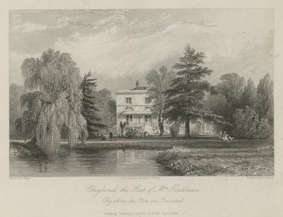 フェンティマ夫人の本拠地、クレイランド 作： Thomas Allom