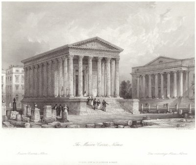 ニームの家のカリー 作： Thomas Allom