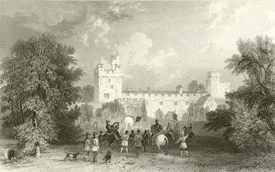 ナワース城、カンバーランド 作： Thomas Allom