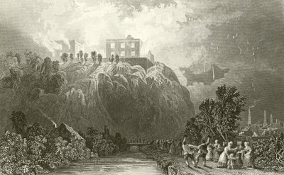ノッティンガム城 作： Thomas Allom