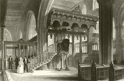 セフトン教会、ランカシャー 作： Thomas Allom
