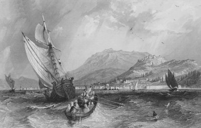 スモールナ、港湾出身、小アジア 作： Thomas Allom