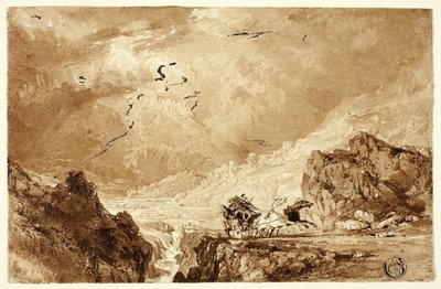アルプスの勤勉さ 作： Thomas Allom