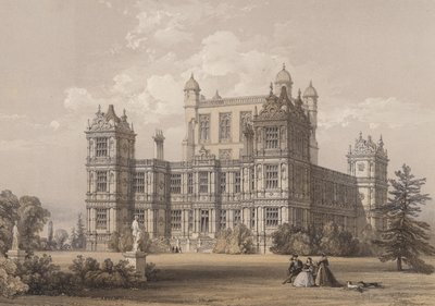 ウォラトンホール、ノッティンガムシャー 作： Thomas Allom