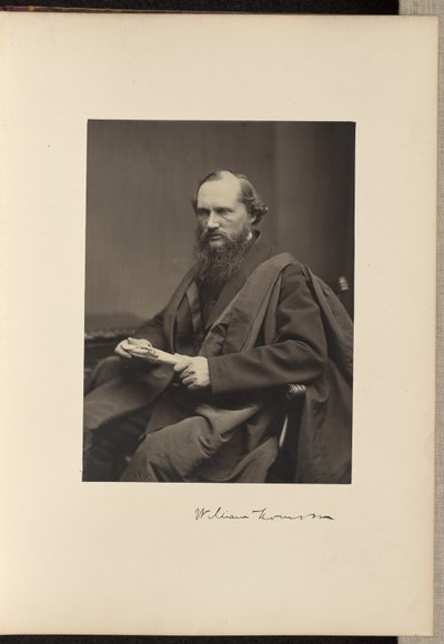 ウィリアム・トムソン卿、法学博士、自然哲学教授 作： Thomas Annan
