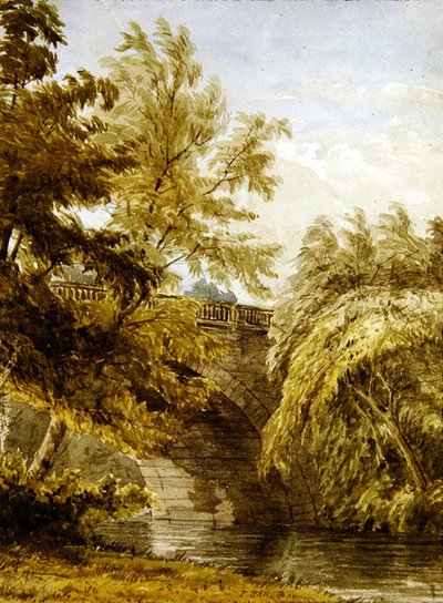 風景（水彩・紙） 作： Thomas Baker