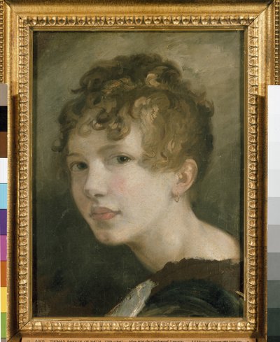 ミスHMドカルドンネルローソンの肖像、19世紀 作： Thomas Barker of Bath