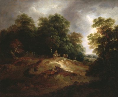 The Edge of the Common」（油彩・キャンバス） 作： Thomas Barker of Bath