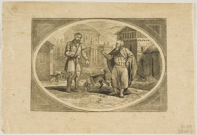 寓話：犬に噛まれた男 作： Thomas Bewick