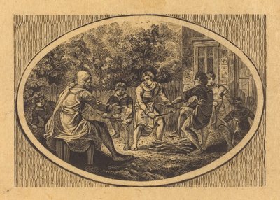 自慢の旅人 作： Thomas Bewick
