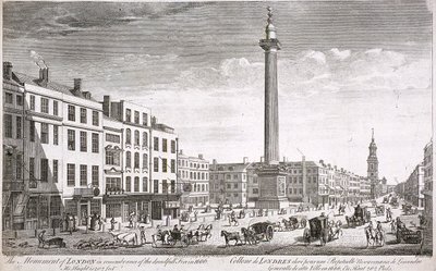 フィッシュ・ストリート・ヒル、ロンドン、c1750 作： Thomas Bowles