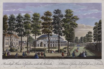 Ranelagh House and Gardens with the Rotunda、ロンドン、1745 作： Thomas Bowles