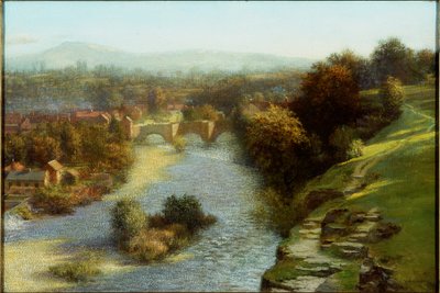 10月の洪水、ラドロー、シュロップシャー、1930 作： Thomas Bowman Garvie