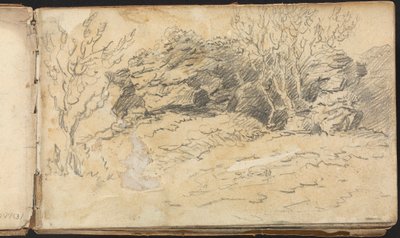 山水図帖 樹岩図帖 作： Thomas Bradshaw