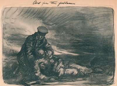 堕落への援助、1914年、1914年 作： Thomas Brock