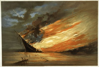 リターン、または難破船から救われた、1872年発行（クロモリト） 作： Thomas Brooks