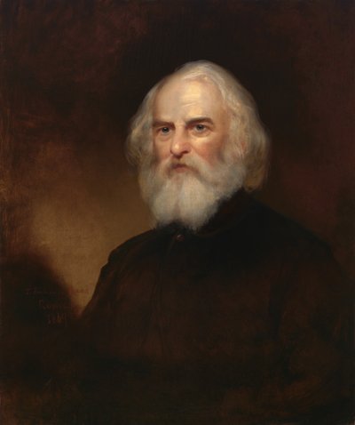 ヘンリー・ワズワース・ロングフェロー、1869年。 作： Thomas Buchanan Read
