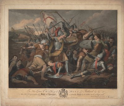 1483年10月25日のアジャンクールの戦い 作： Thomas Burke