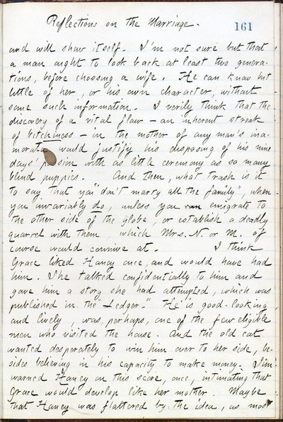 トーマス・バトラー・ガン・ダイアリー-第16巻183ページ、1861年5月14日 作： Thomas Butler Gunn