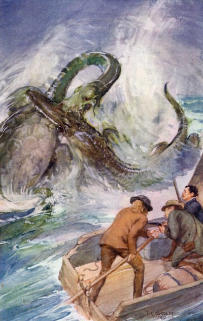 ジュール・ヴェルヌによる地球の中心への旅のイラスト（カラーリソ） 作： Thomas Cantrell Dugdale