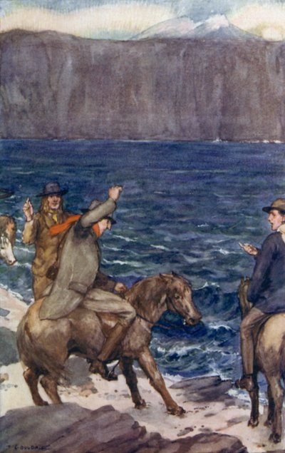 ジュール・ヴェルヌによる地球の中心への旅のイラスト（カラーリソ） 作： Thomas Cantrell Dugdale