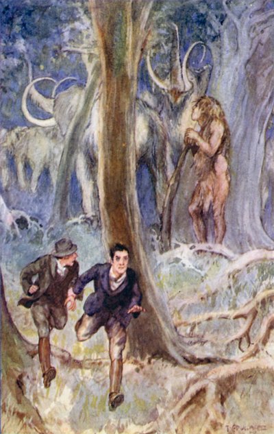 ジュール・ヴェルヌによる地球の中心への旅のイラスト（カラーリソ） 作： Thomas Cantrell Dugdale
