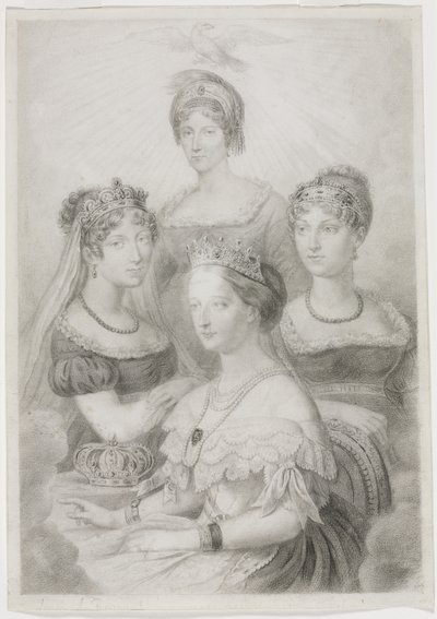 ボナパルト・ウィメン（ブラックチョーク） 作： Thomas Casimir Regnault