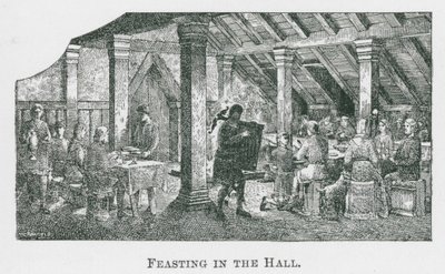 ホールでの饗宴（リトグラフ） 作： 