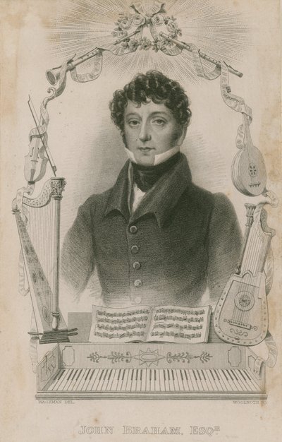ジョン・ブラハム、歌手 作： Thomas Charles Wageman