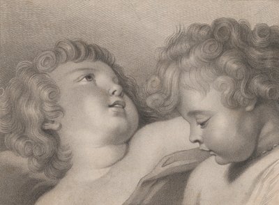 ケルビムの 2 つの頭、1800 年。 作： Thomas Cheesman