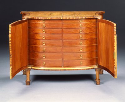 ジョージ3世の箪笥の1つ（ヘアウッドとキングウッド） 作： Thomas Chippendale