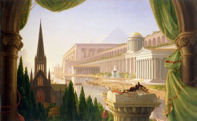建築家の夢 作： トーマス・コール