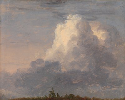 雲、約1838。 作： Thomas Cole