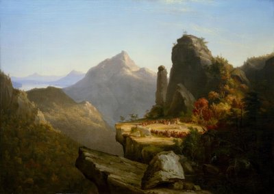 クーパー、最後のモホーク- Th。コール 作： Thomas Cole