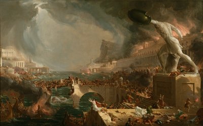帝国の滅亡 作： Thomas Cole