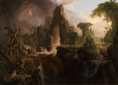 エデンの園からの追放 作： Thomas Cole