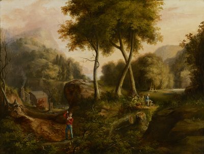 風景 作： Thomas Cole
