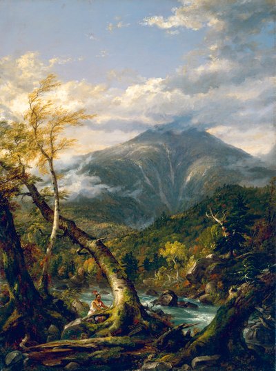 オパール川からのマウントマーシー 作： Thomas Cole
