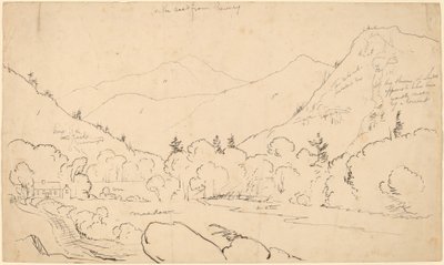 コンウェイからの道中 作： Thomas Cole