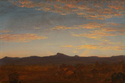 「キャッツキル・クリーク」の研究 作： Thomas Cole