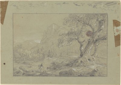 「ザ・マウンテン・フォード」のための習作 作： Thomas Cole