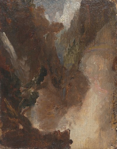 バイロン卿のシーンのための研究 作： Thomas Cole