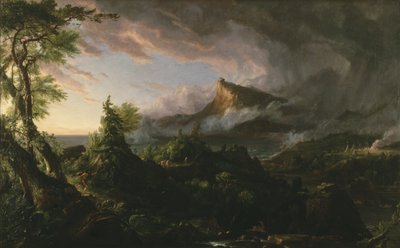 帝国の推移：野蛮な国家 作： Thomas Cole