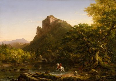 マウンテンフォード、1846年。 作： Thomas Cole