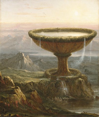 タイタンズゴブレット、1833 作： Thomas Cole