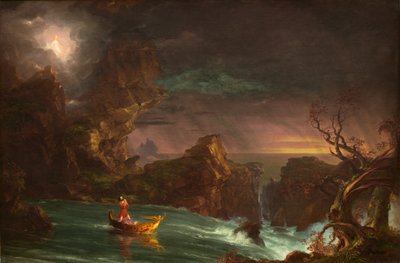 人生の航海：男らしさ 作： Thomas Cole