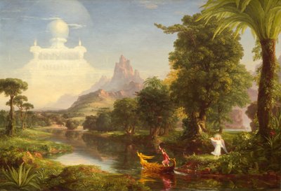人生の航海：青春 作： Thomas Cole
