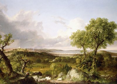 ボストンの眺め 作： Thomas Cole